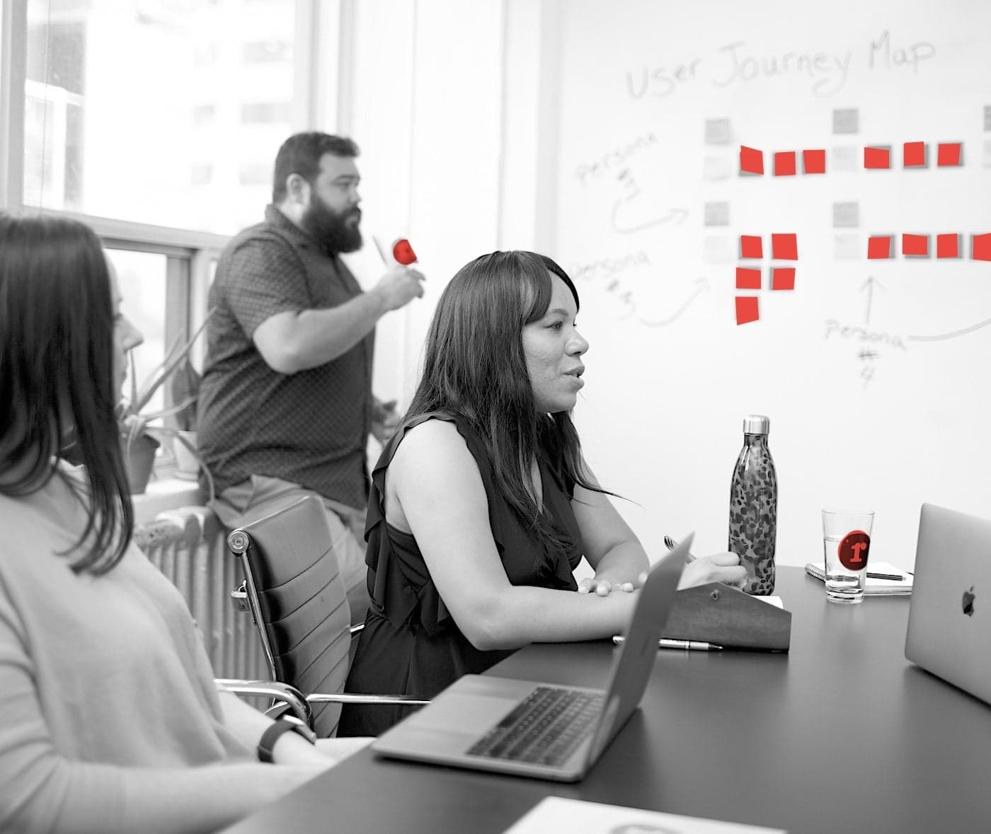 Lauren and colleagues in Reason One conference room